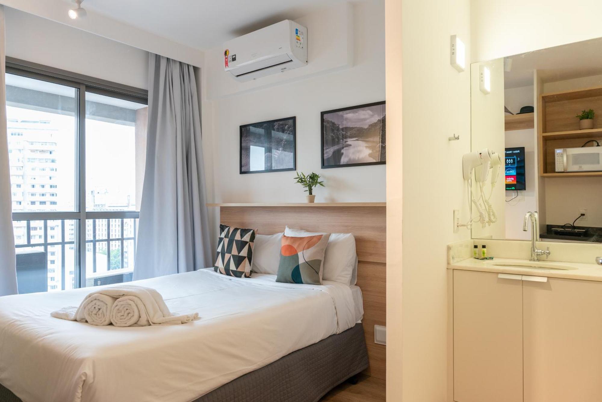 Studio Completo Consolacao - Metro Higienopolis-Mackenzie Сан-Пауло Экстерьер фото